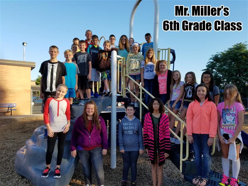 Meet Mr. Miller's 6th grade Class 